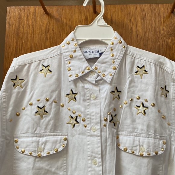 Brand new denim short sleeve shirt - Picture 3 of 7